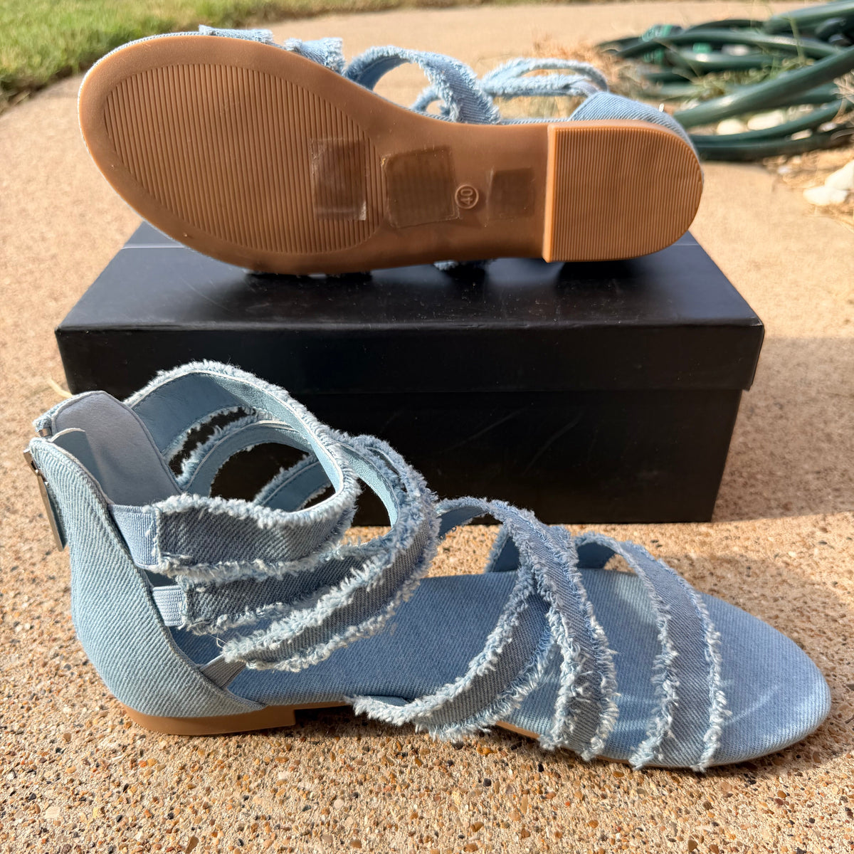 Denim Sandals