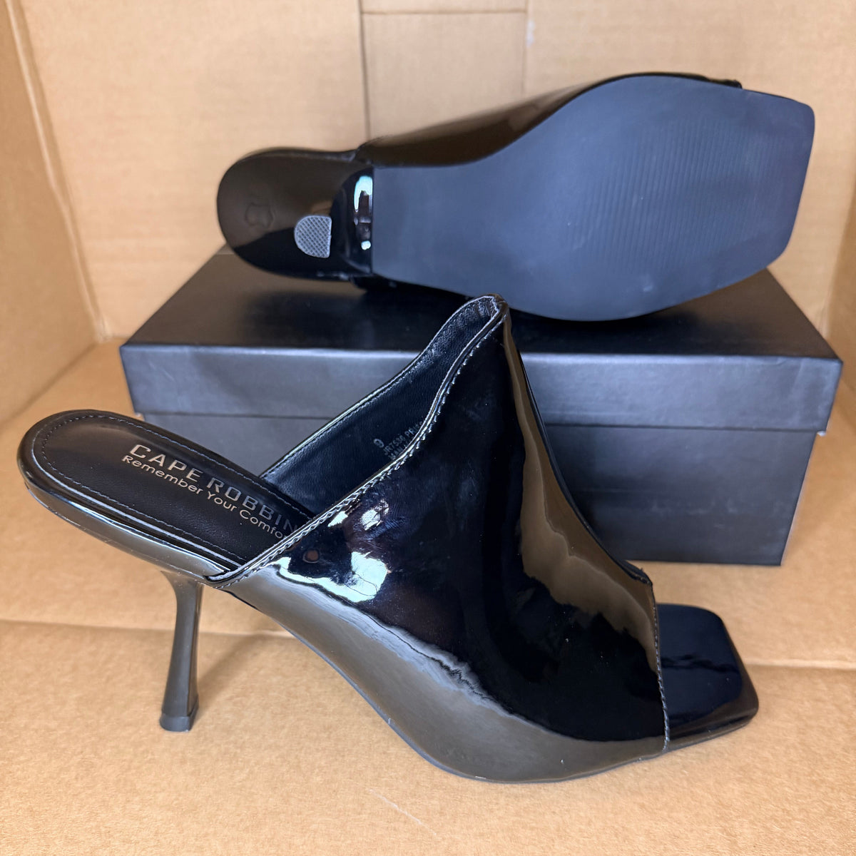 After Dark Patent Mule