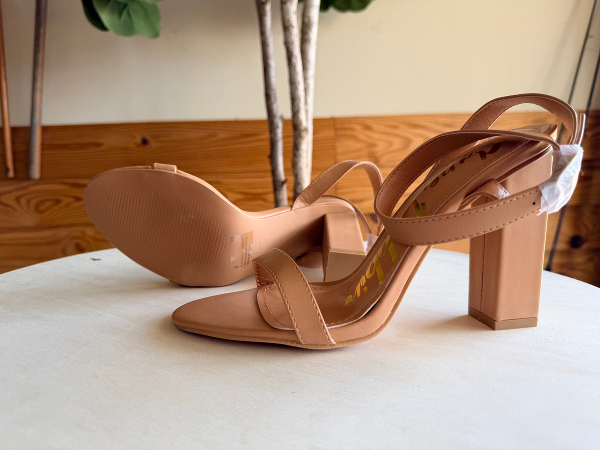 Tan Strap Heels