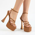 Brown Platform Heels