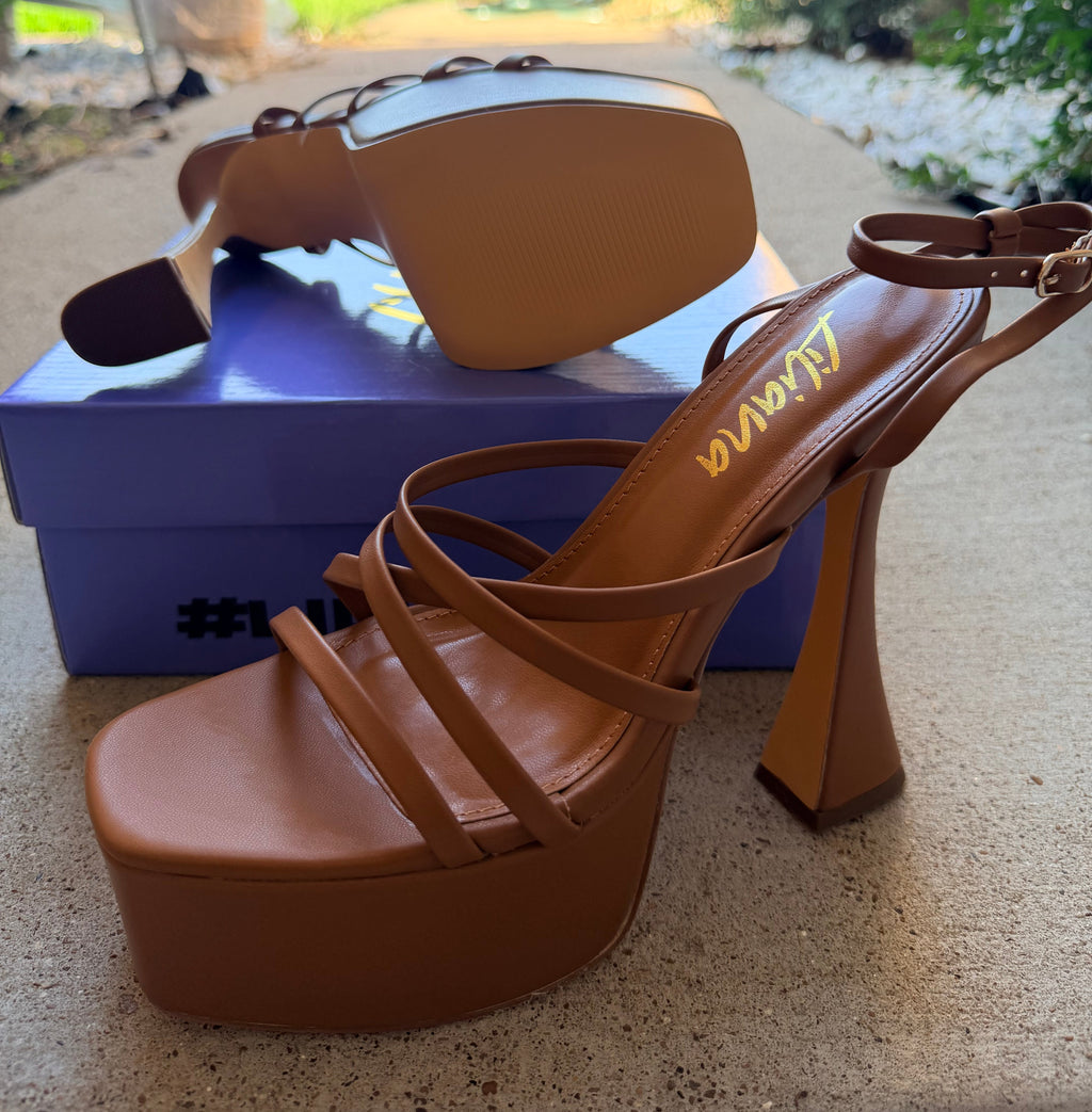 Brown Platform Heels