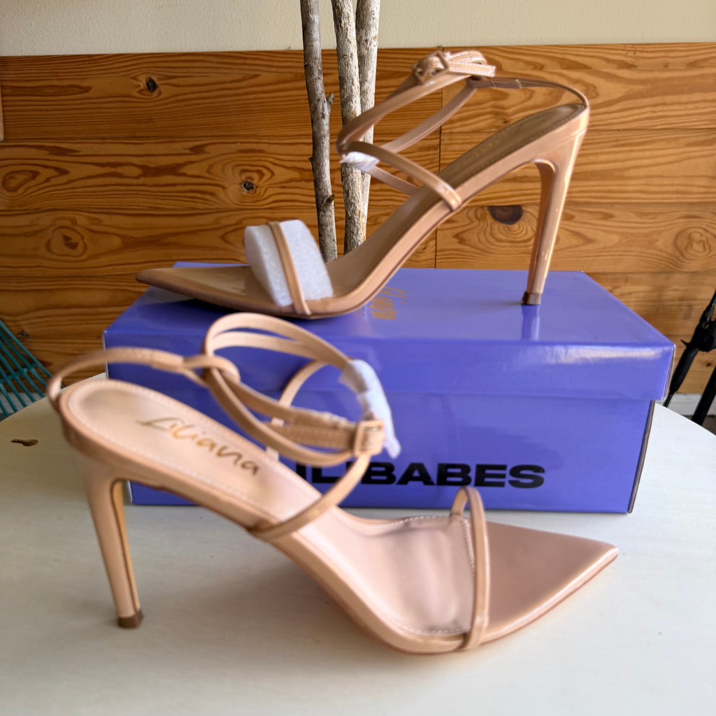 Nude Strappy Stiletto