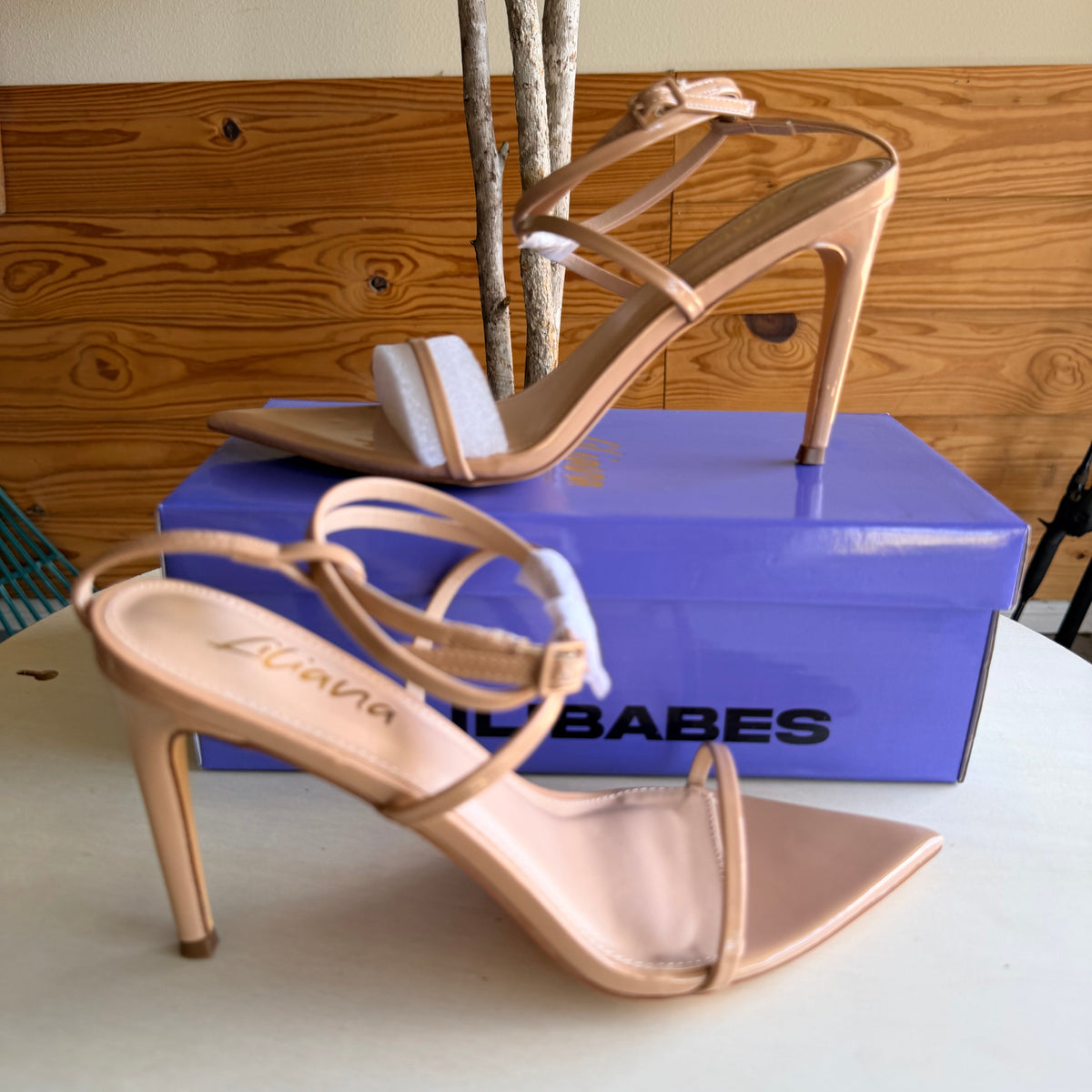 Nude Strappy Stiletto
