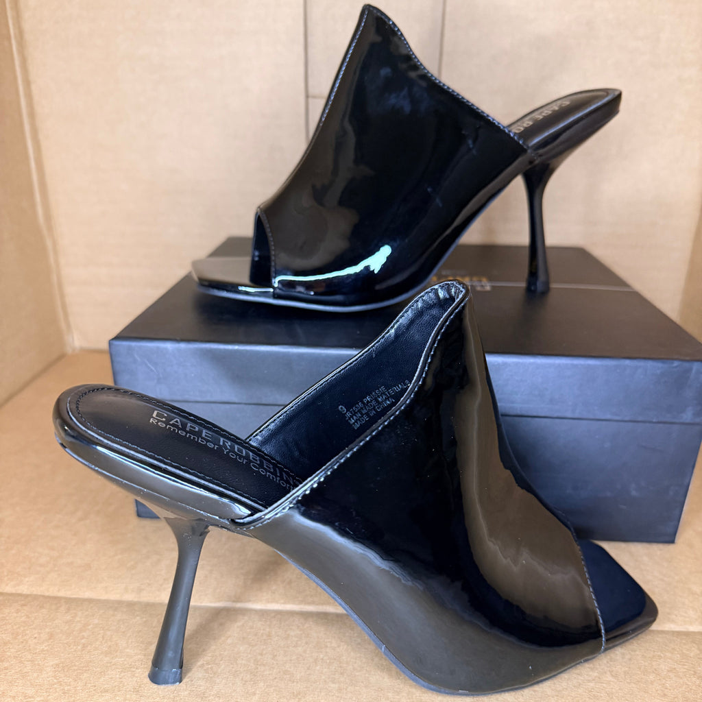 After Dark Patent Mule