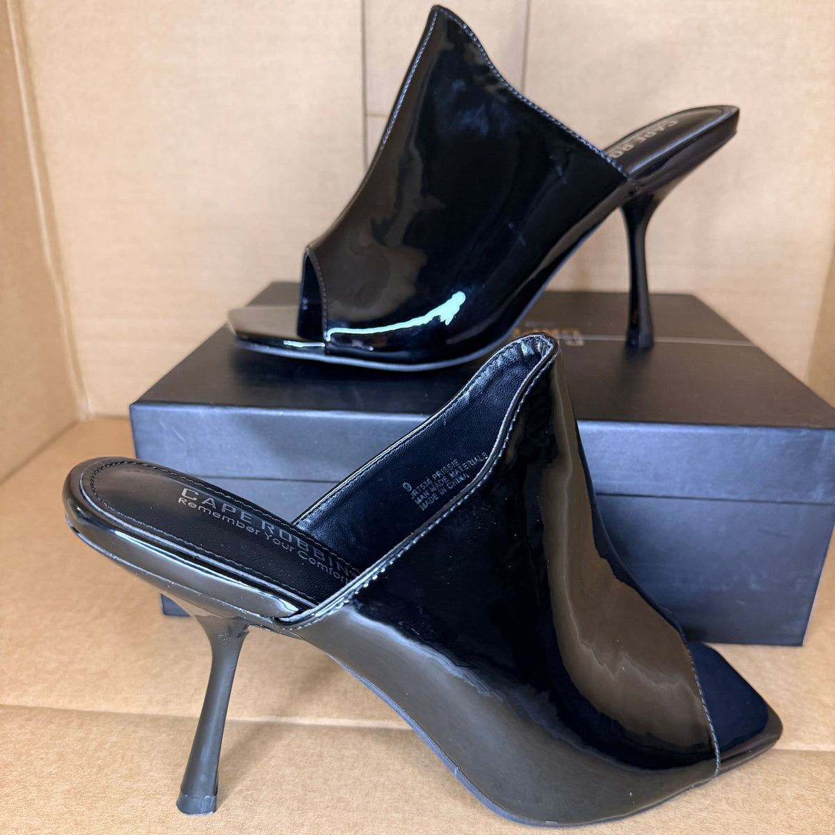 After Dark Patent Mule
